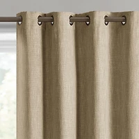 Better Homes & Gardens Linen Grommet Blackout Curtain Panel, 50" x 84
