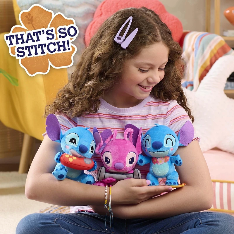 Disney Stitch That’s So Stich Small Gamer Stitch Plush, 7 Inch Plush, Stuffed Animal, Alien