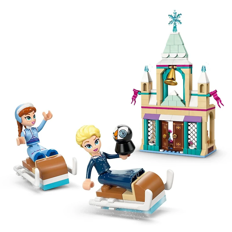 LEGO Disney Frozen: Arendelle Frozen Castle - Building Playset for Kids, Girls & Boys, Ages 5+ - Frozen Castle Toy for Fans with Princess Anna and Elsa Minidolls - Gift Idea for Birthdays - 43265, Includes 177 Pieces, Ages 5+