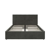 Rose Upholstered Bed with Storage