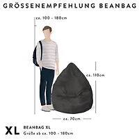 GOUCHEE HOME ALFA BEAN BAG CHAIR