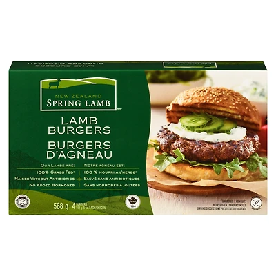 NEW ZEALAND SPRING LAMB - LAMB BURGERS