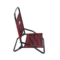 Chaises Ozark Trail et Couverture Combo, Rouge Noir Checkered, Polyester, Canada Logo