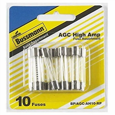Fusibles de haute intensité Cooper Bussmann BP-AGC-AH10-RP 10 morceaux