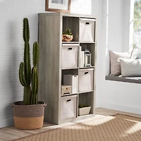 Better Homes & Gardens Organisateur à 8 Cubes, Gris Rustique