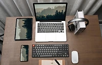 Keychron K1 V2 Wireless Low Profile Mechanical Keyboard - Black - White LED - Aluminum Frame - Gateron Blue - TKL Layout - Windows Mac OS Android (K1-L2)