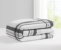 Mainstays Grey Plaid Comforter Double/Queen