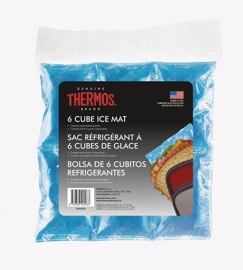 Économiseur de Nourriture Pour Tapis de Glace Réutilisable Thermos, 6 Cubes