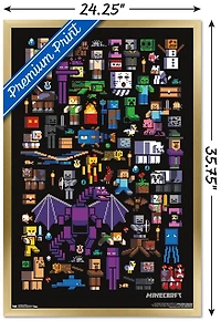 Minecraft - Mobbery Wall Poster, 22.375" x 34"