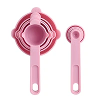 Ensembles 10 pièces de Cuillères et Tasses à mesurer, Rose