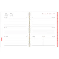 Mead® Large Weekly/Monthly Simplicity Stripe CYO Planner, Planner