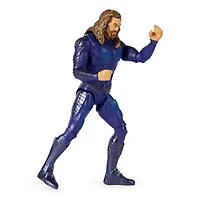 DC Comics, Figurine articulée Aquaman, 10 cm, 2 accessoires, modélisation minutieuse reproduisant le style du film, jouets de super-héros à collectionner pour garçons et filles