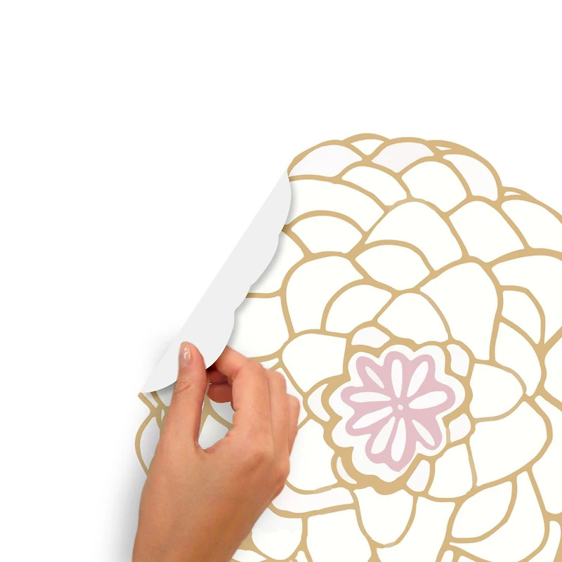 ROOMMATES PERENNIAL BLOOMS STICKER MURAUX