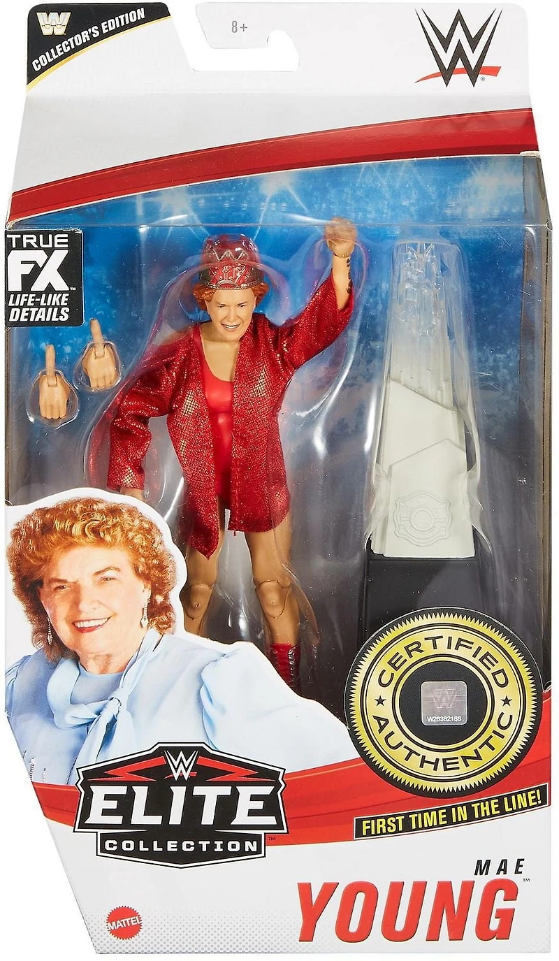 WWE Collection Elite Figurine Articulée Mae Young