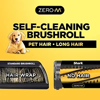 Shark ZU62C Aspirateur Vertical  Navigator pour poils d’animaux avec brosse rotative autonettoyante, Gris