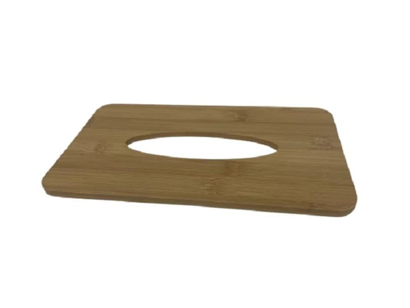 Mainstays BAMBOO TISSUE BOX BLACK, Mainstays BAMBOO TISSUE BOX  BLACK  PP+bamboo cover