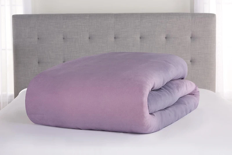 5 Piece Purple Ombre Comforter Set