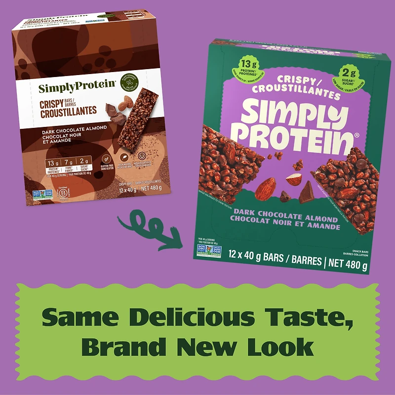 SimplyProtein Dark Chocolate Almond Snack Bars