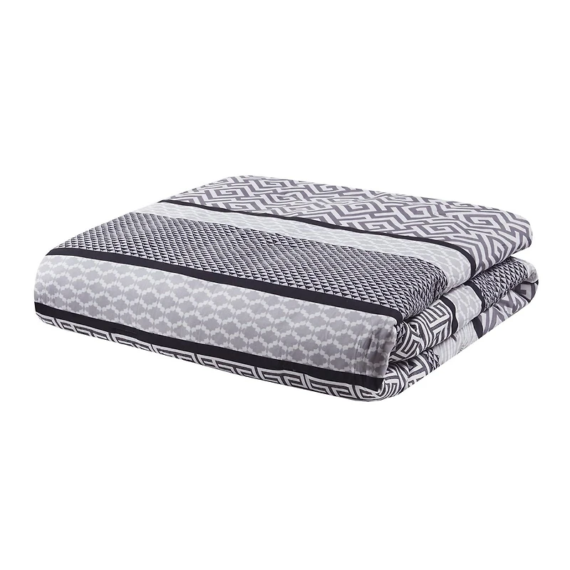 Mainstays Greek Key 7pc Bed in a Bag Set