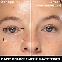 Hard Candy Matte On Lock Water-based Shine-Free Face Primer Oil Control, Kaolin Clay, 12 Hr Hold, 1.52 fluid ounces