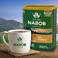 Nabob Medium Roast 1896 Tradition Ground Coffee, 340g Canister, 340g