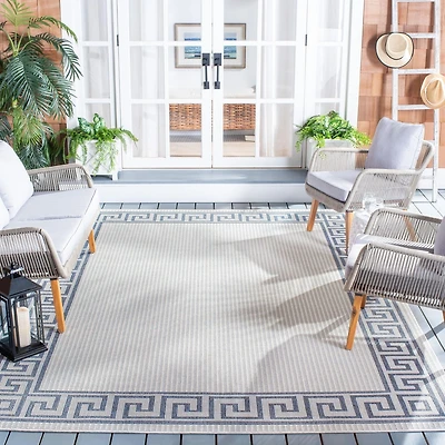 SAFAVIEH Bermuda Isidora Geometric Machine Washable Indoor/Outdoor Area Rug
