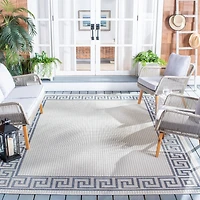 SAFAVIEH Bermuda Isidora Tapis Intérieur/Extérieur Géométrique Lavable en Machine