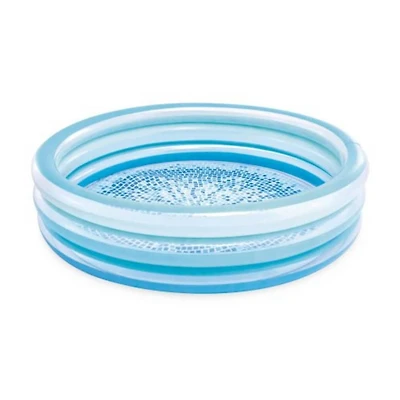 Piscine Intex Blue Bliss Splash, À partir de 2 ans, Piscine Gonflable Ronde avec Motif Carrelage