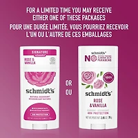 Désodorisant d'Origine Naturelle Schmidt's  rose & vanilla