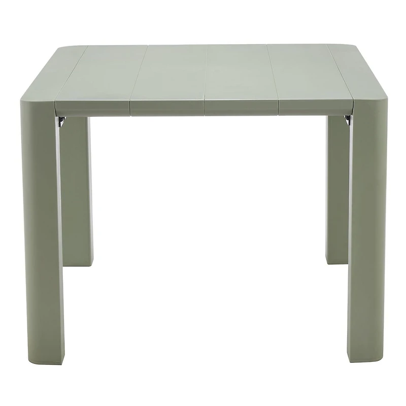 Table de patio carrée Patioflare, 40 pouces, verte