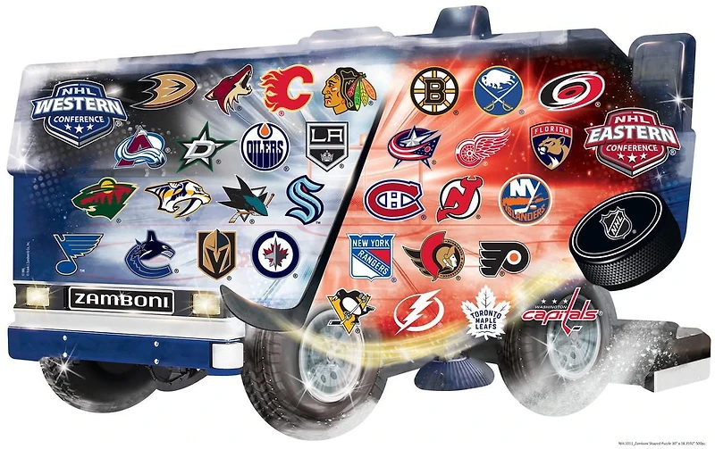 Masterpieces Puzzle Company NHL League Zamboni 500 Piece Shaped Puzzle