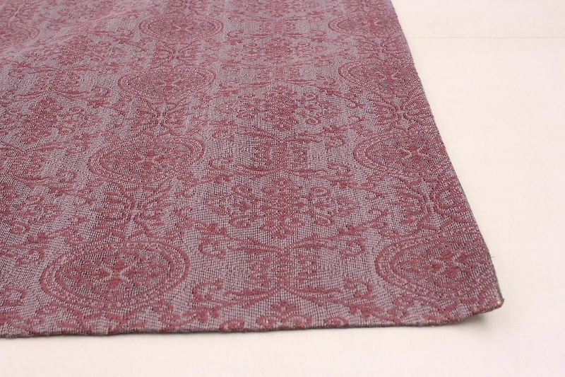 ECARPETGALLERY Tapis Fait à la Main pour Salon, Salle à Manger et Chambre à Coucher Transitionnel Collection Collage 4'9" x 6'9" en Gris