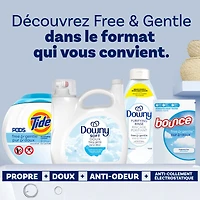 Downy Free & Gentle Liquid Fabric Softener, Hypoallergenic, Sensitive Skin Friendly Fabric Conditioner Liquid, 4.16L
