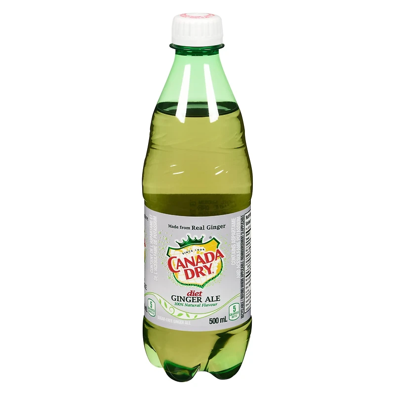 Soda gingembre diète Canada Dry Bouteille de 500