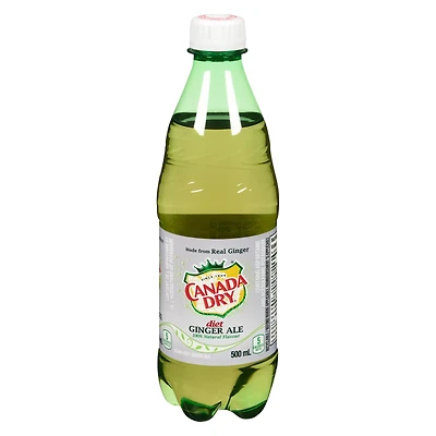 Soda gingembre diète Canada Dry Bouteille de 500