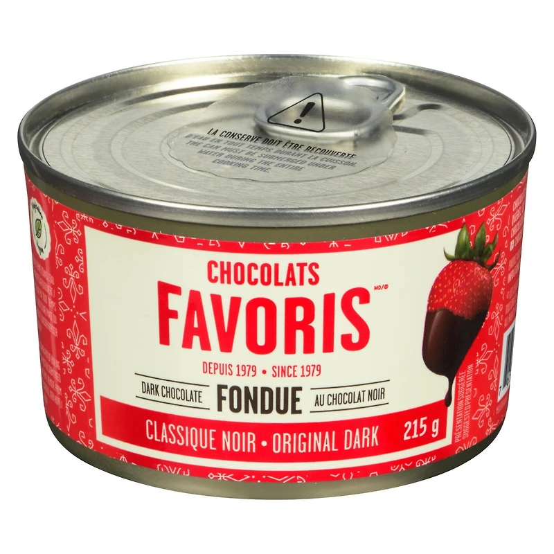 Fondue 215g Classique Noir Chocolat Noir