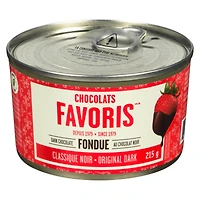 Fondue 215g Classique Noir Chocolat Noir