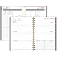Agenda scolaire hebdomadaire et mensuel format petit Mead® Fun Stripes 2026‑2027