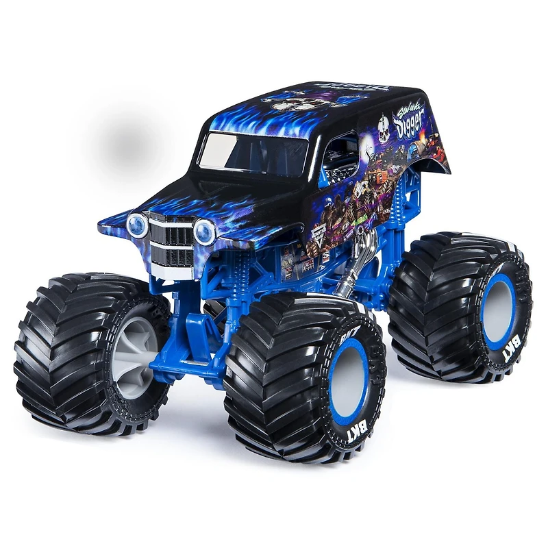 Monster Jam, Monster truck authentique Son-uva Digger en métal moulé à l'échelle 1:24
