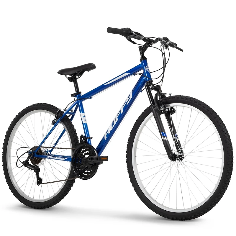 Huffy Rock Creek 26-inch Men’s 18-speed Mountain Bike, Blue, 13+ years old