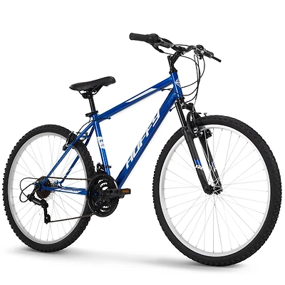 Huffy Rock Creek 26-inch Men’s 18-speed Mountain Bike, Blue, 13+ years old