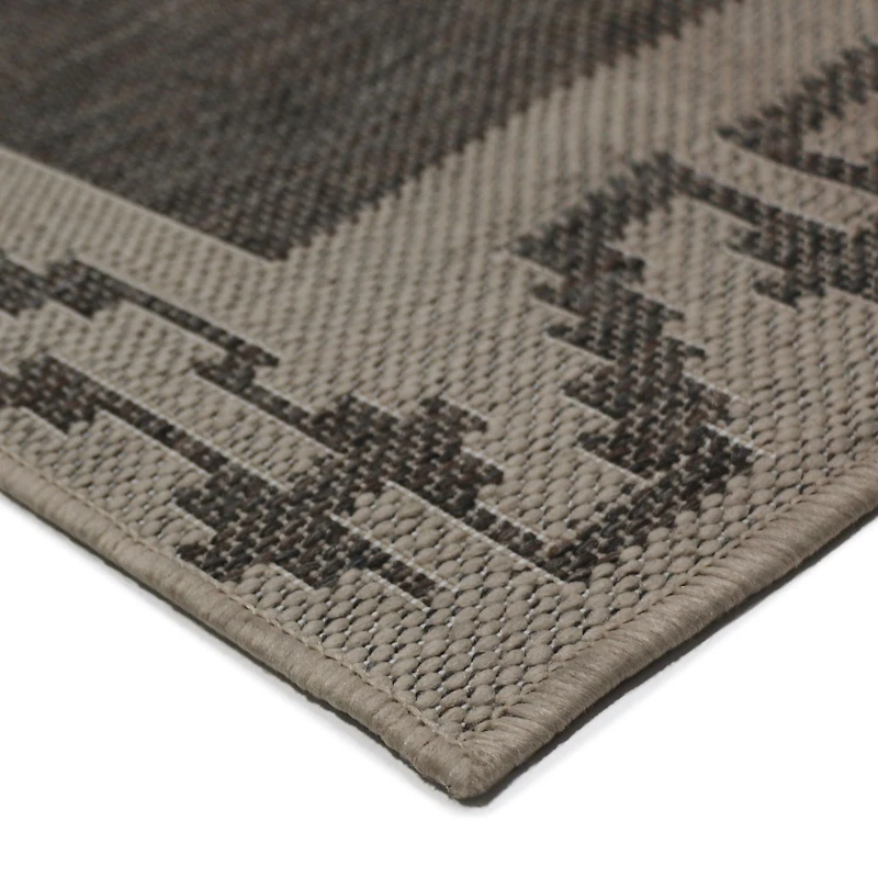 Tapis d'extérieur d'intérieur 7 pi 7 po x 10 pi 10 po, Metson, Sépia