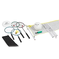 EastPoint 4 Game Combo - Volleyball, Badminton, Shuttle Smash & Disc Toss