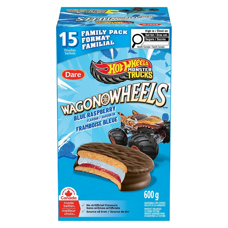 Wagon Wheels Blue Raspberry Hot Wheels Family Pack