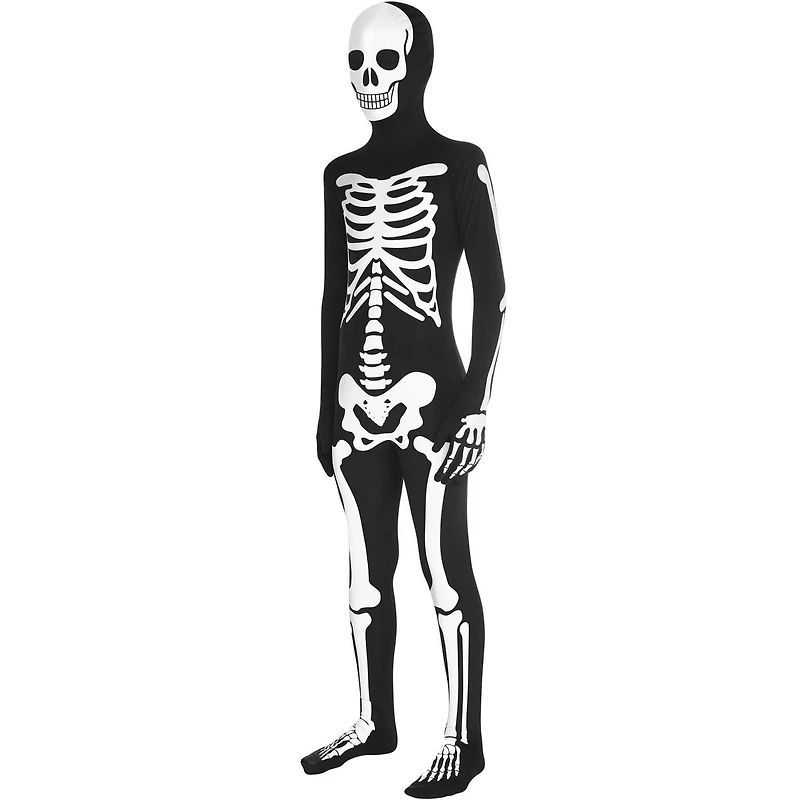 Morphsuits Glow in the dark Skeleton Skinsuit Halloween costume for children, Medium