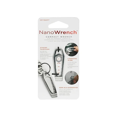 KeySmart Nano Compact Wrench - Stainless Steel