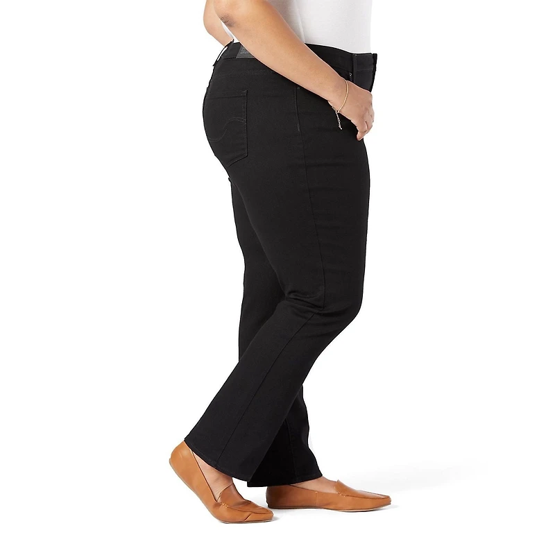 Levi Strauss Signature.MC Jean droit mi-taille Plus pour femme
