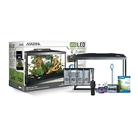 Marina 20G (20 Gal.) LED Fish Tank Aquarium Starter Kit