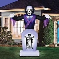 Occasions Halloween 8 Foot Inflatable Animated Tombstone Reaper