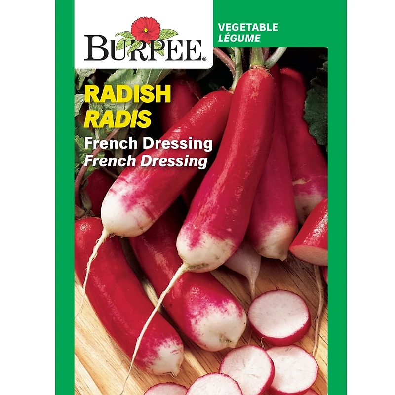 Burpee French Dressing Radish, Plant Seeds for Home Garden